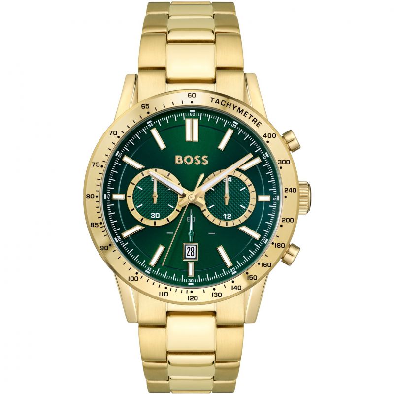 Buy Hugo Boss Mens Allure Chronograph Green Dial Watch - 1513923 in Pakistan