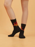 Buy Shein Flame Pattern Socks in Pakistan