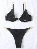 Buy Luci Black Padded Bra and Panty Set in Pakistan