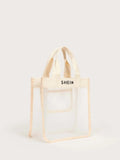 Buy Shein Letter Graphic Mesh Tote Bag in Pakistan