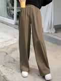 Buy Shein Dazy High Waist Fold Pleated Pants in Pakistan