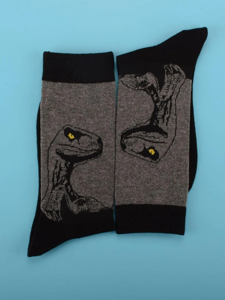 Buy Shein Dinosaur Print Crew Socks in Pakistan
