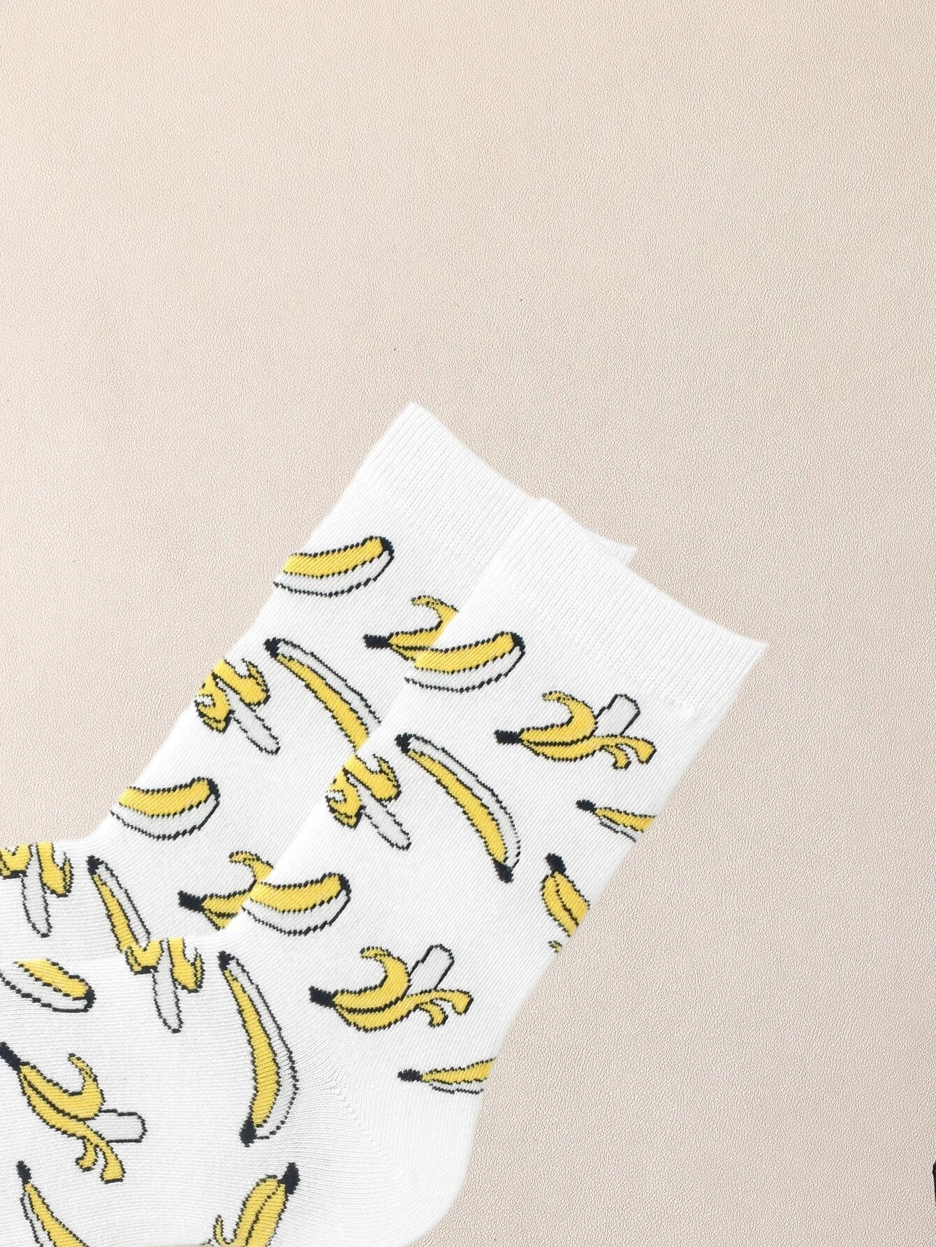 Buy Shein Banana Print Crew Socks in Pakistan