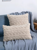 Buy Shein 1pc Solid Fluffy Cushion Cover Without Filler in Pakistan