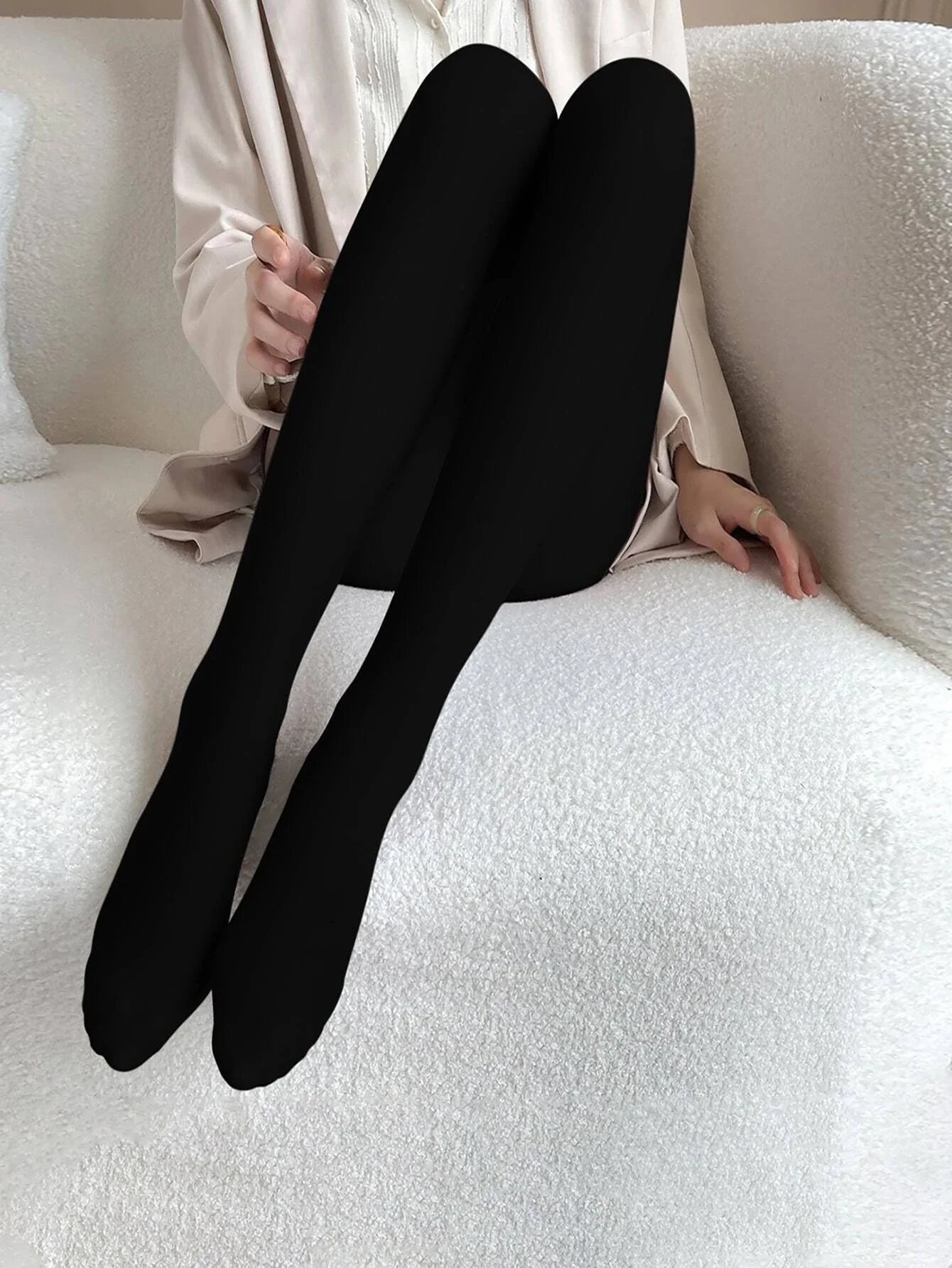Buy Shein 1pair Solid Tights in Pakistan