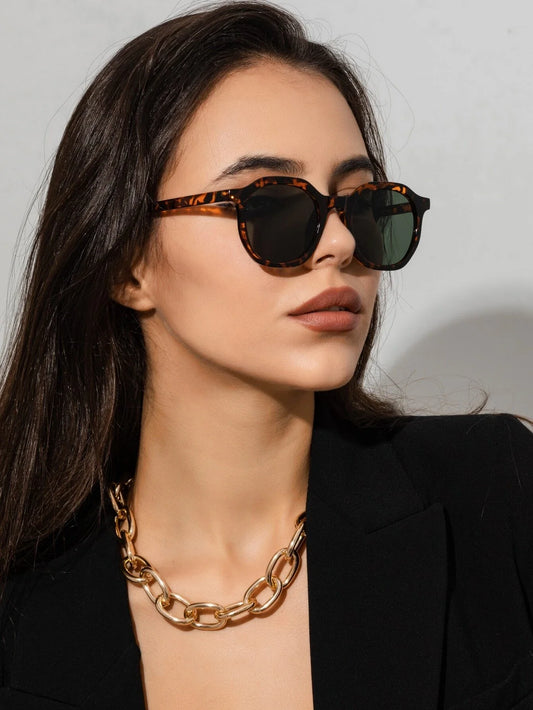 Buy Shein Tortoiseshell Frame Fashion Glasses in Pakistan
