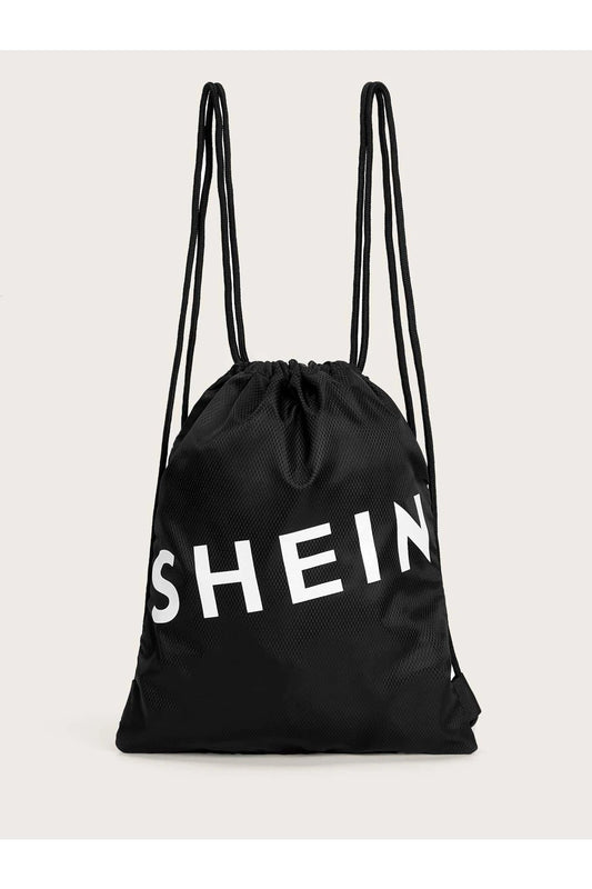 Buy SHEIN Letter Graphic Drawstring Backpack in Pakistan
