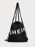 Buy Shein Letter Graphic Drawstring Backpack in Pakistan
