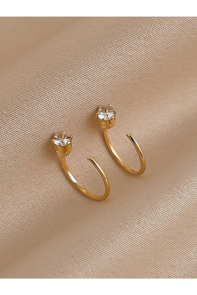 Buy Shein Rhinestone Decor Stud Earrings in Pakistan