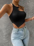 Buy Shein Icon Asymmetrical Hem Halter Top in Pakistan