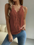Buy Shein Guipure Lace V Neck Tank Top in Pakistan
