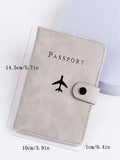 Buy Shein Airplane & Letter Graphic Passport Case in Pakistan