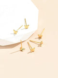 Buy Shein 3pairs Butterfly Stud Earrings in Pakistan