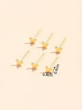 Buy Shein 3pairs Butterfly Stud Earrings in Pakistan