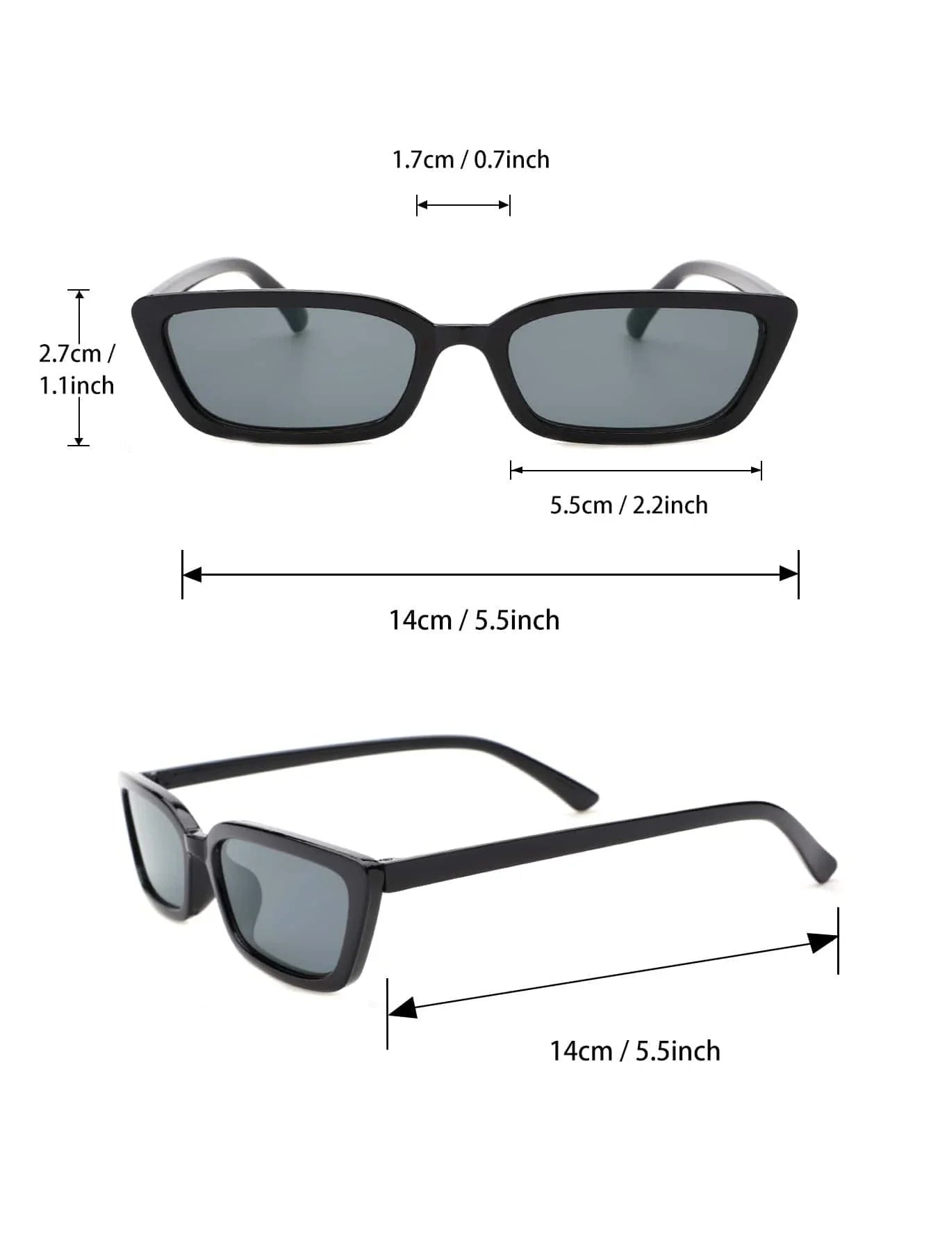 Buy Shein Square Frame Sunglasses in Pakistan