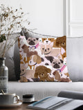 Buy Shein Dog Print Cushion Cover Without Filler in Pakistan