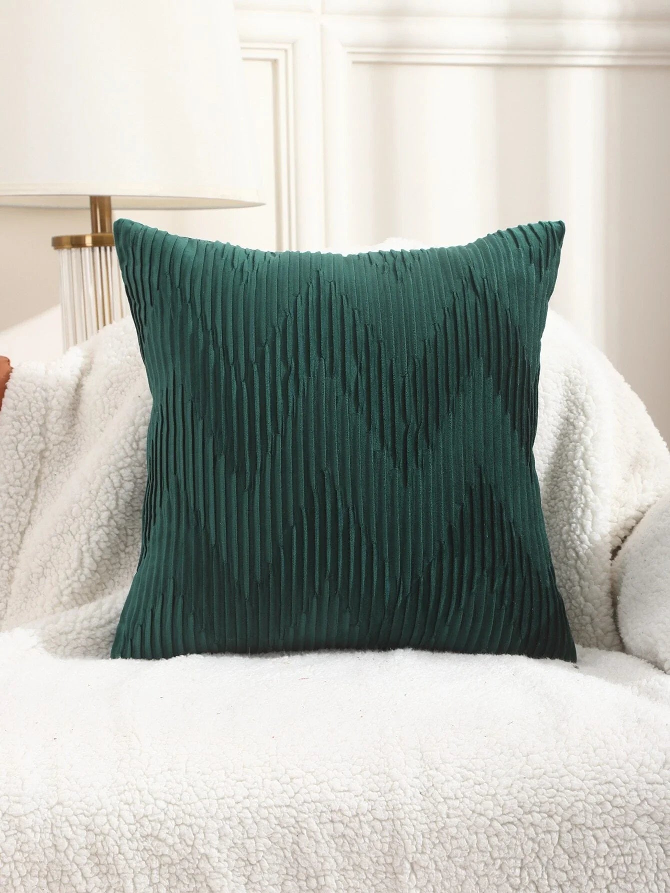 Buy Shein 1pc Solid Cushion Cover Without Filler in Pakistan