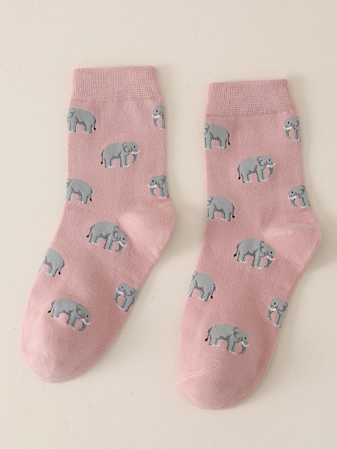 Buy Shein Elephant Pattern Crew Socks in Pakistan