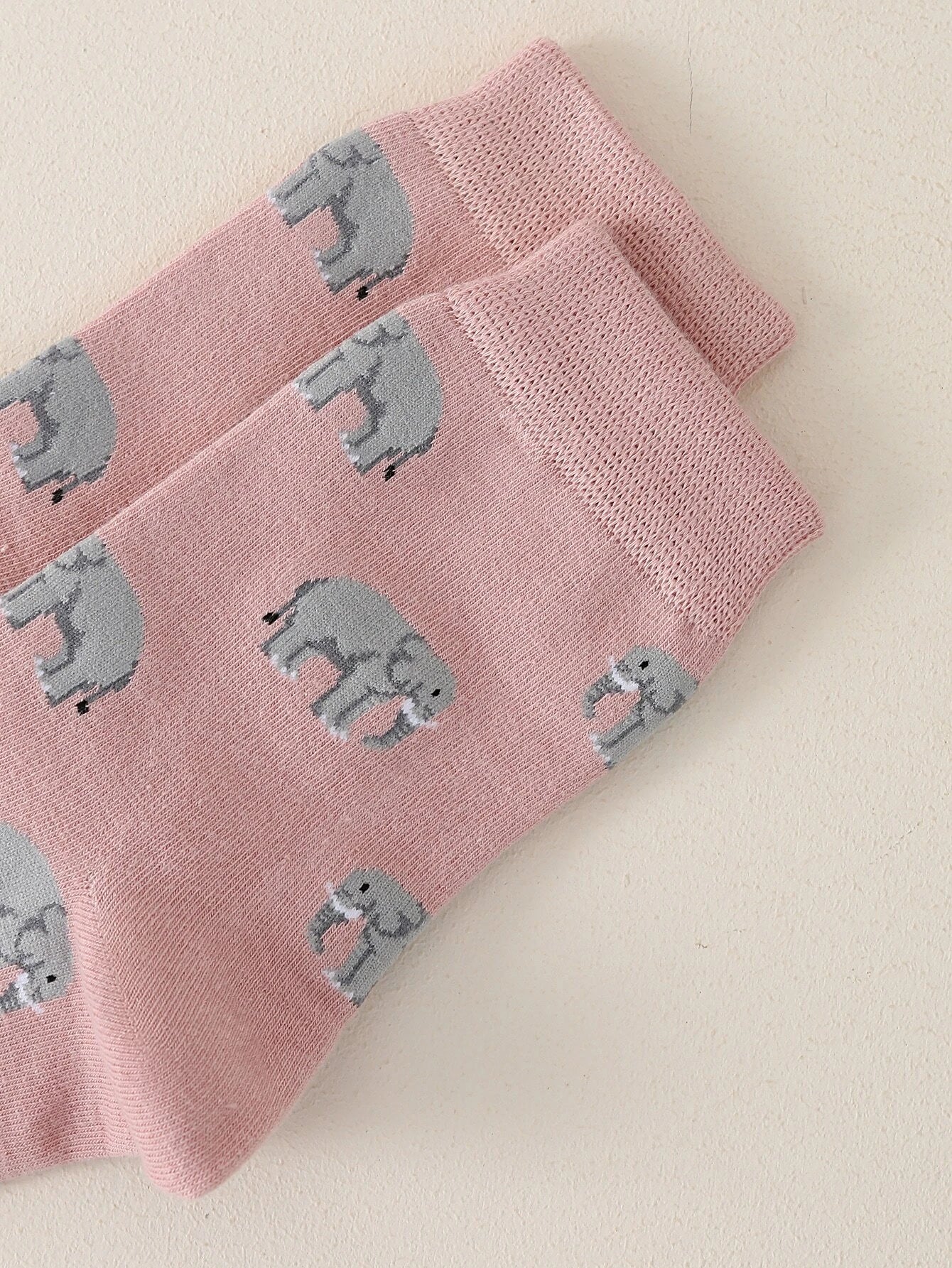 Buy Shein Elephant Pattern Crew Socks in Pakistan