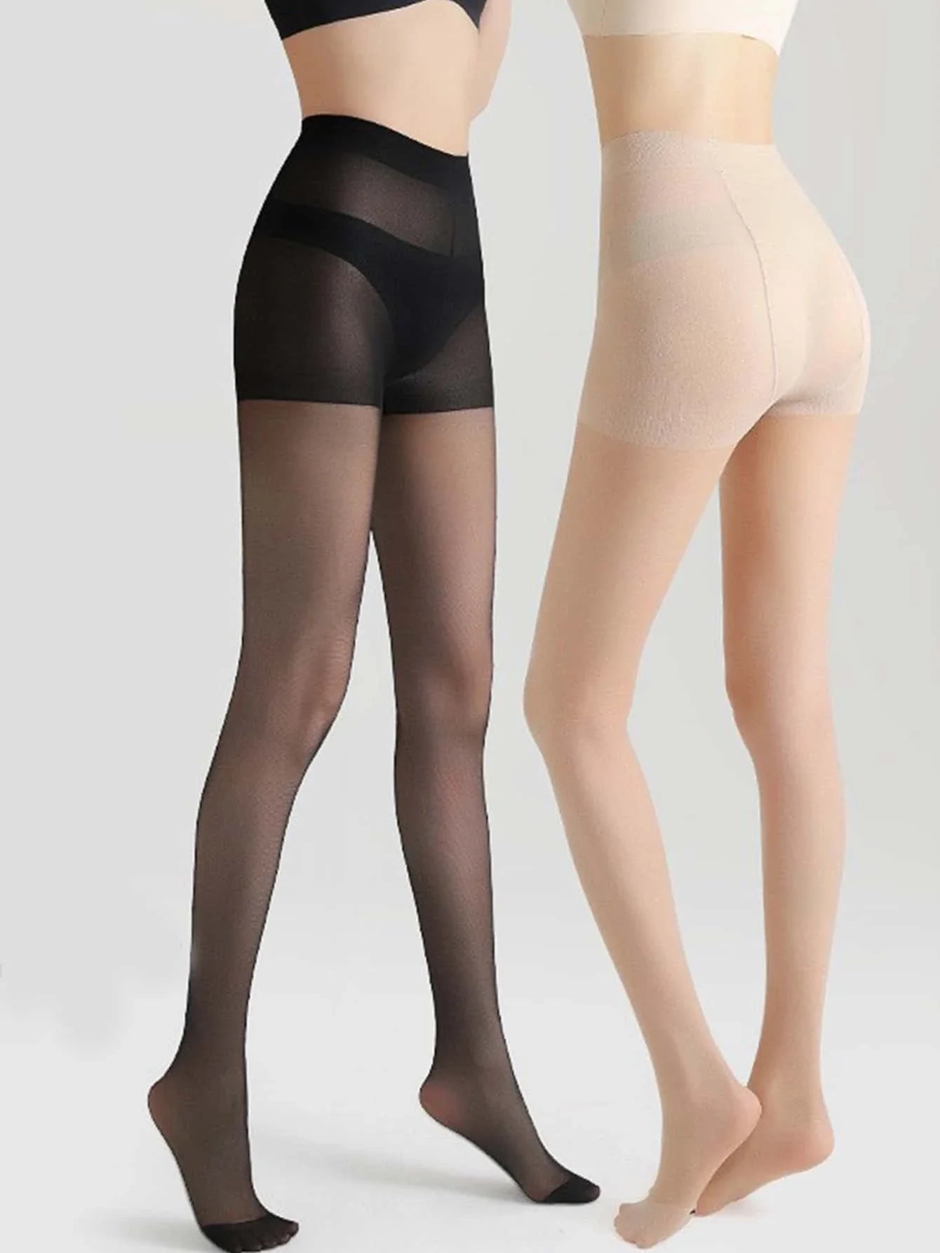 Buy Shein 2pairs Solid Tights in Pakistan