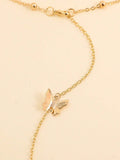 Buy Shein 1pc Fashionable Butterfly Charm Back Necklace For Women For Daily Decoration in Pakistan