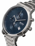 Buy Hugo Boss Mens Chronograph Quartz Integirity Stainless Steel Blue Dial 43mm Watch - 1513779 in Pakistan