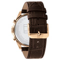 Buy Tommy Hilfiger Mens Quartz Brown Leather Strap Blue Dial 44mm Watch - 1710453 in Pakistan