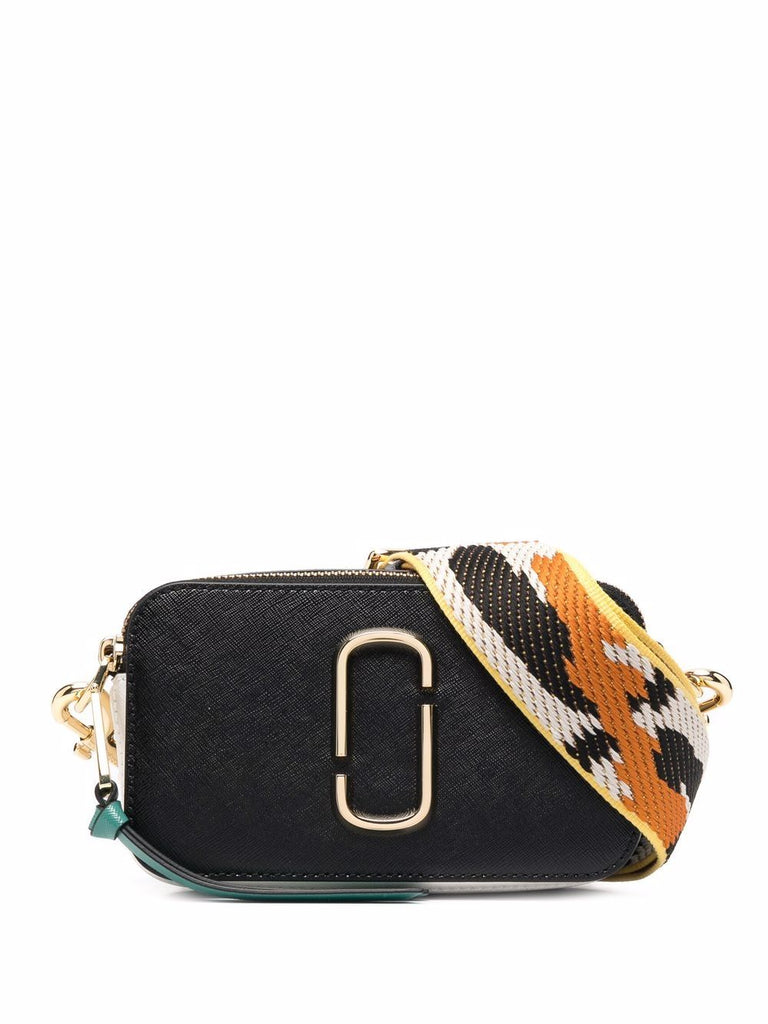 Marc Jacobs The Snapshot Camera Bag Black/Honey/Ginger in Leather
