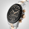 Buy Hugo Boss Mens Analog Hero Two Tone Stainless Steel Black Dial 45mm Watch - 1513757 in Pakistan