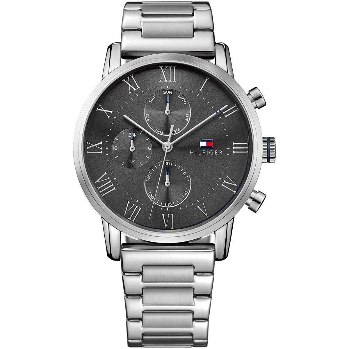 Buy Tommy Hilfiger Mens Quartz Stainless Steel Grey Dial 44mm Watch - 1791397 in Pakistan