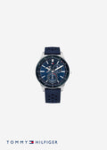 Buy Tommy Hilfiger Quartz Blue Silicone Strap Blue Dial 44mm Watch for Men - 1791635 in Pakistan