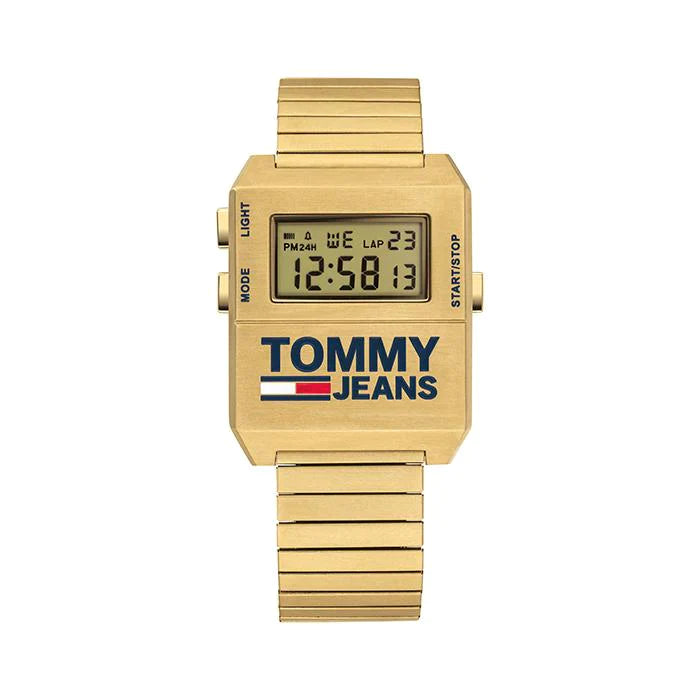 Buy Tommy Hilfiger Mens Digital Stainless Steel Yellow Dial 32mm Watch - 1791670 in Pakistan