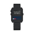 Buy Tommy Hilfiger Mens Digital Stainless Steel Black Dial 32mm Watch - 1791671 in Pakistan