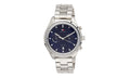 Buy Tommy Hilfiger Mens Quartz Silver Stainless Steel Blue Dial 44mm Watch - 1791725 in Pakistan