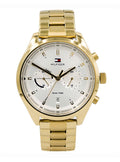 Buy Tommy Hilfiger Mens Quartz Stainless Steel Silver Dial 44mm Watch - 1791726 in Pakistan