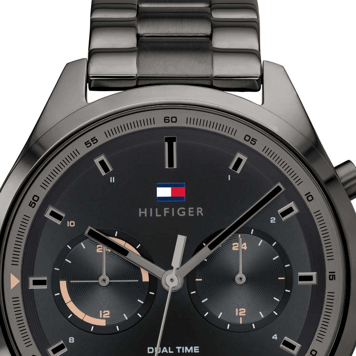 Buy Tommy Hilfiger Mens Quartz Stainless Steel Grey Dial 44mm Watch - 1791727 in Pakistan