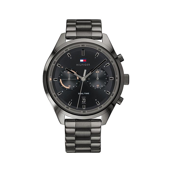 Buy Tommy Hilfiger Mens Quartz Stainless Steel Grey Dial 44mm Watch - 1791727 in Pakistan