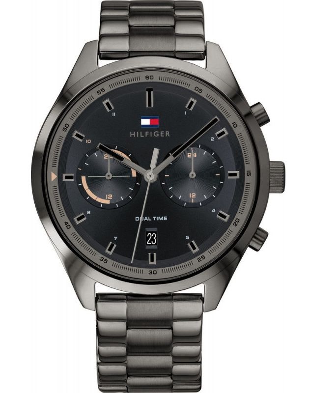 Buy Tommy Hilfiger Mens Quartz Stainless Steel Grey Dial 44mm Watch - 1791727 in Pakistan