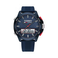 Buy Tommy Hilfiger Mens Quartz Silicone Strap Blue Dial 46mm Watch - 1791761 in Pakistan