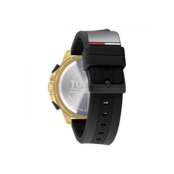 Buy Tommy Hilfiger Mens Analog Digital Silicone Strap Gold Dial 46mm Watch - 1791762 in Pakistan