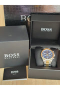 Buy Hugo Boss Mens Analogue Quartz Hero Two Tone Stainless Steel Strap 45mm Watch - 1513767 in Pakistan