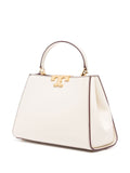 Buy Tory Burch Eleanor Spazzolato Satchel Small Bag - White in Pakistan