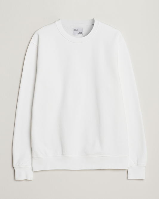Buy Unisex Basic Plain Sweatshirt - White in Pakistan