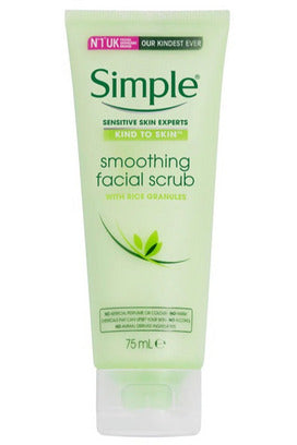 Buy Simple Smoothing Facial Scrub With Rice Granules - 75ml in Pakistan