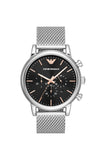 Buy Emporio Armani Men’s Chronograph Quartz Stainless Steel Black Dial 46mm Watch AR11429 in Pakistan