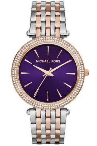 Buy Michael Kors Darci Crystal Purple Dial Watch for Women - 3353 in Pakistan