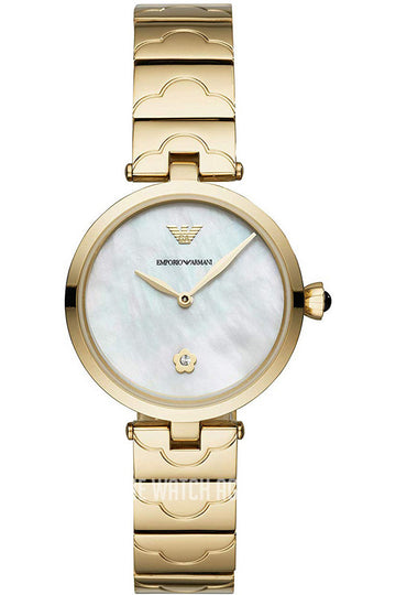 Buy Emporio Armani Women’s Analog Stainless Steel Mother of Pearl Dial 32mm Watch AR11198 in Pakistan