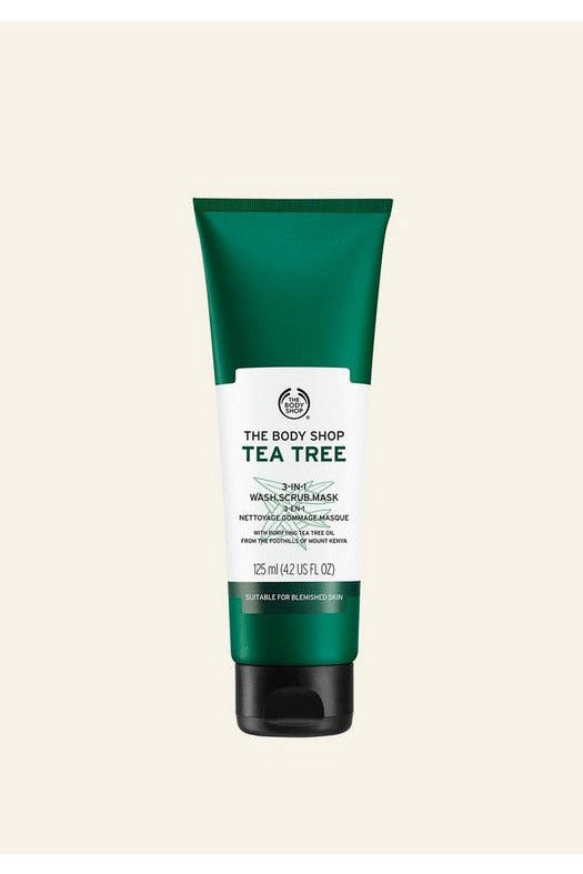 Buy The Body Shop Tea Tree 3in1 Wash Scrub Mask - 125ml in Pakistan