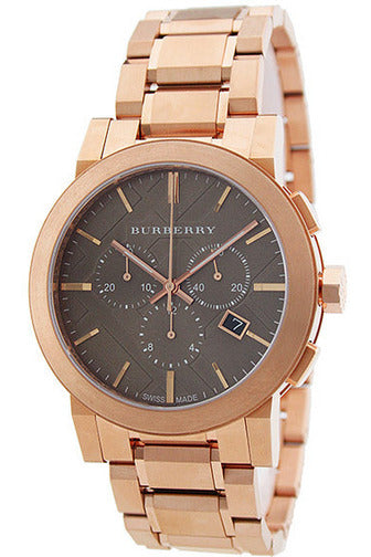 Buy Burberry Men's Swiss Made Gold-Tone Stainless Steel Grey Dial 42mm Watch BU9353 in Pakistan