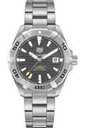 Buy TAG Heuer Aquaracer Calibre 5 Automatic Grey Dial Silver Steel Strap Watch for Men - WBD2113.BA0928 in Pakistan